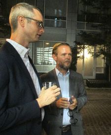 Daniel Bowles and Christian Kracht reflecting on the Swiss Institute